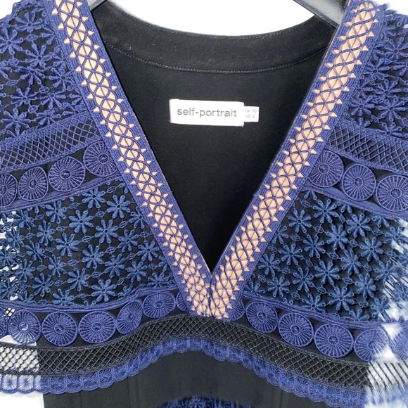 SELF-PORTRAIT Guipure Lace Dress - Picture 6 of 7